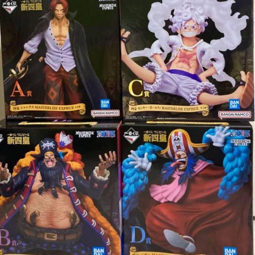 Amazon.co.jp: ワンピ ース一番くじ新四皇 シャンクスニカ黒ひげバギー