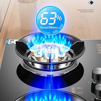 Amazon.co.jp: ポータブルデュアルバーナーガスストーブ 17742BTU、180