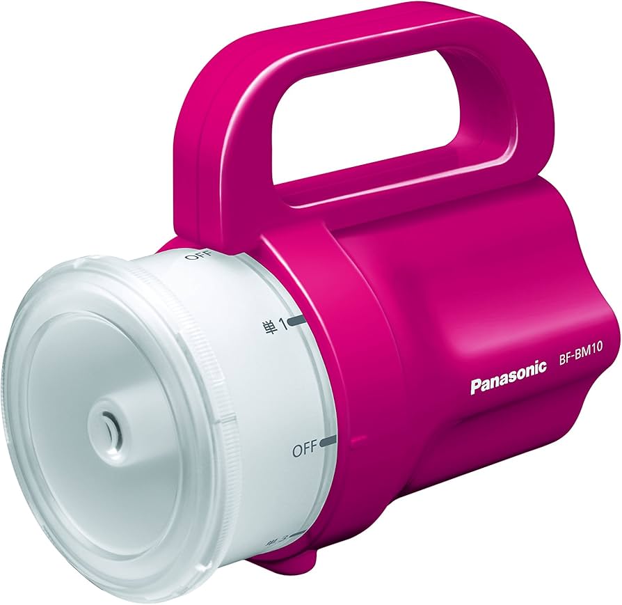 Amazon.co.jp: パナソニック LED懐中電灯 電池がどれでもライト レッド