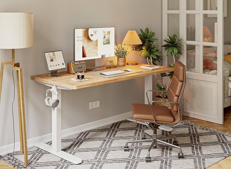 Amazon | Cubicubi 昇降デスク 電動 昇降式デスク スタンディング