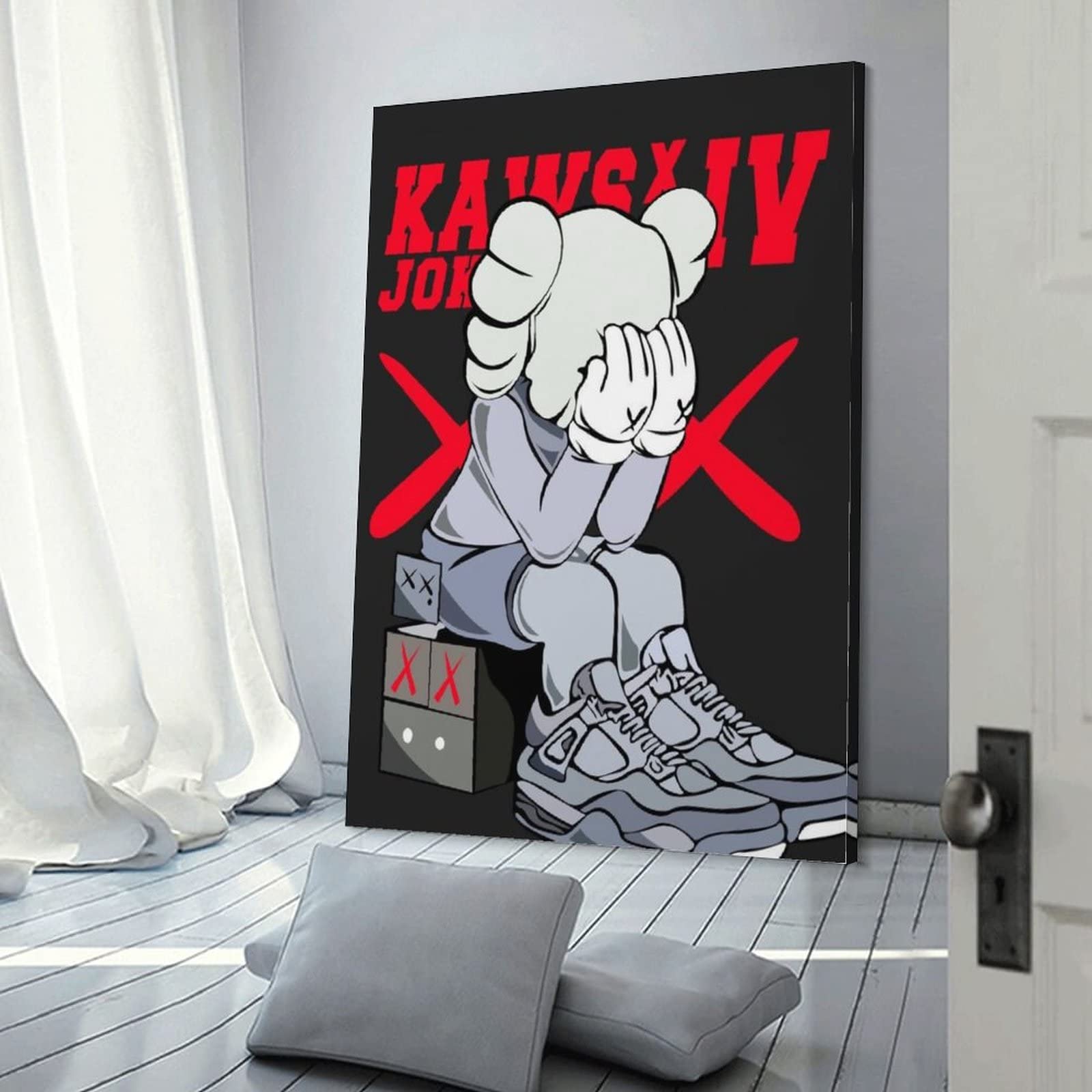 Amazon.co.jp: アートパネル KAWS セサミストリートカウズ パネル
