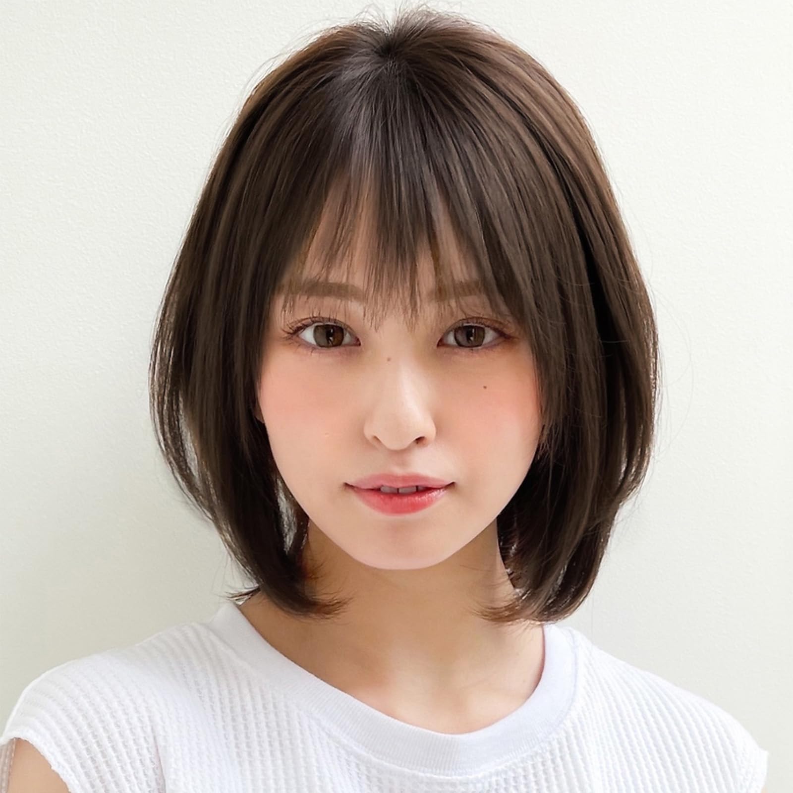 Amazon.co.jp: EMMOR 医療用ウィッグ 人毛 フルウィッグ人毛ミックス