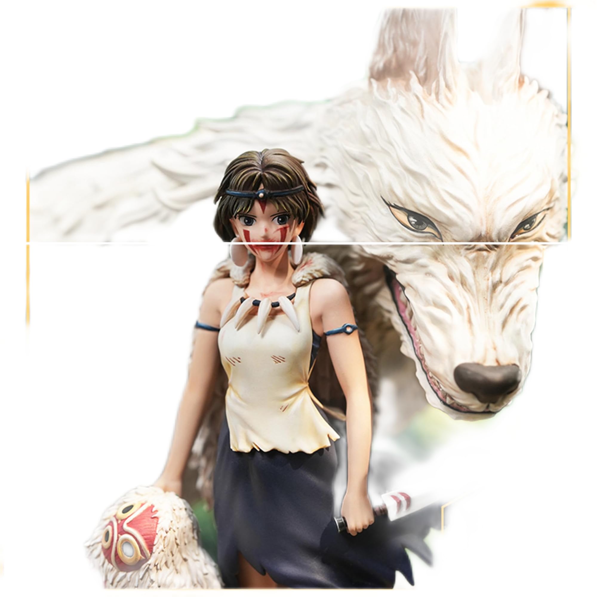 Amazon.co.jp: RoBeKaU もののけ姫 フィギュア ガレージキットシーンの