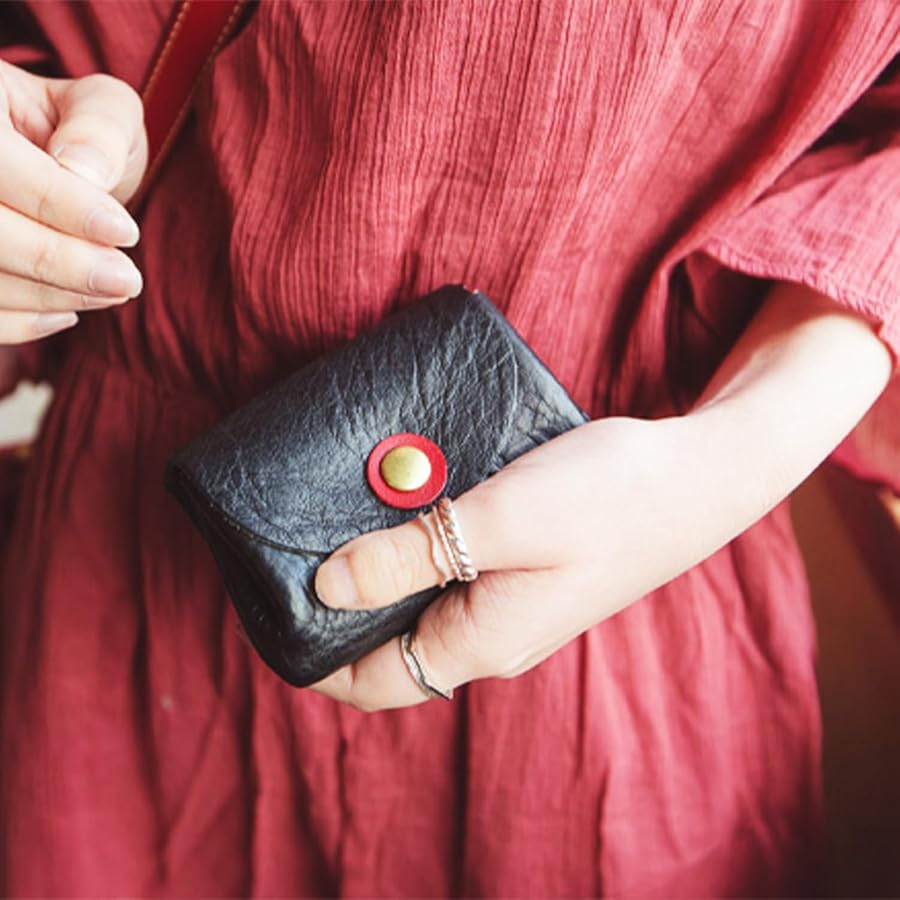 Amazon | [ポルコロッソ] お札が折れない ミニ財布 お札を折らない