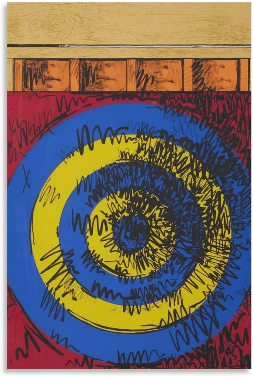 Amazon.co.jp: モダンジャスパージョーンズポスターグラフィティ