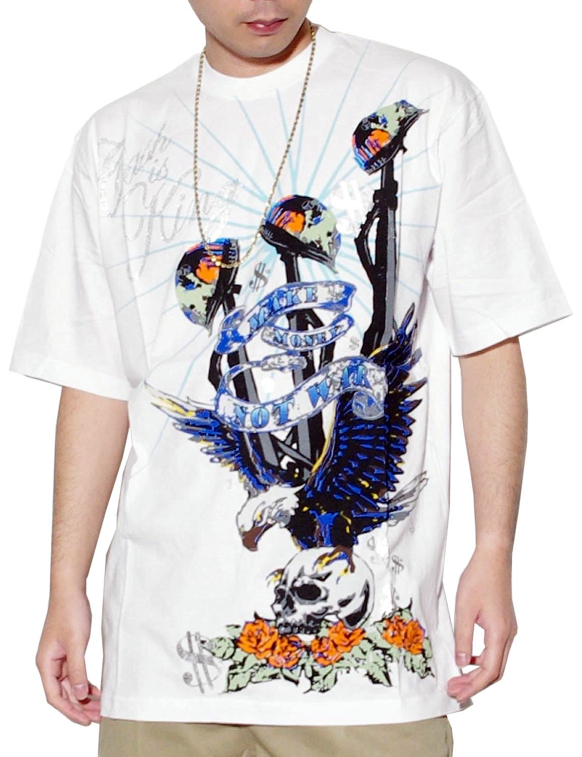 Amazon | (ペレペレ) PELLE PELLE Tシャツ グラフィックプリント 59BB9