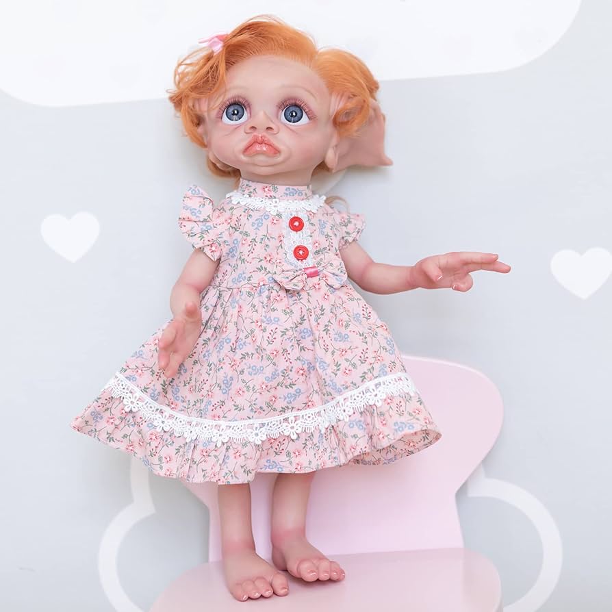 Amazon.com: Anano Reborn Elf Doll Silicone Body 17 Inch Realistic