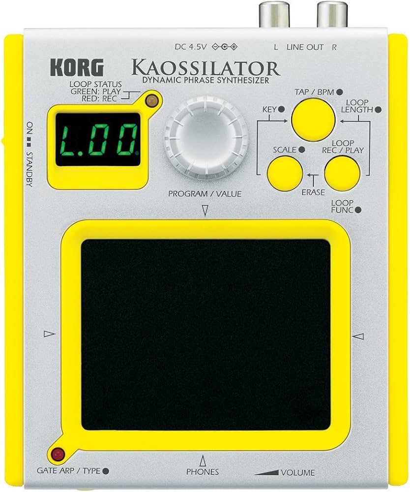 Amazon.com: Korg Kaossilator Dynamic Phrase Synthesizer : Musical