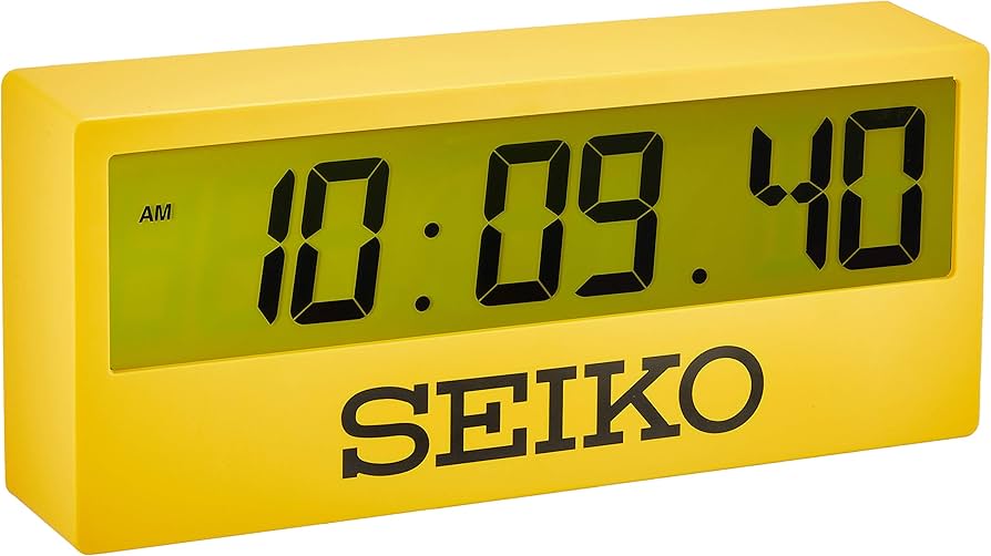 Amazon.co.jp: セイコークロック(Seiko Clock) 掛時計 黄色 125×290