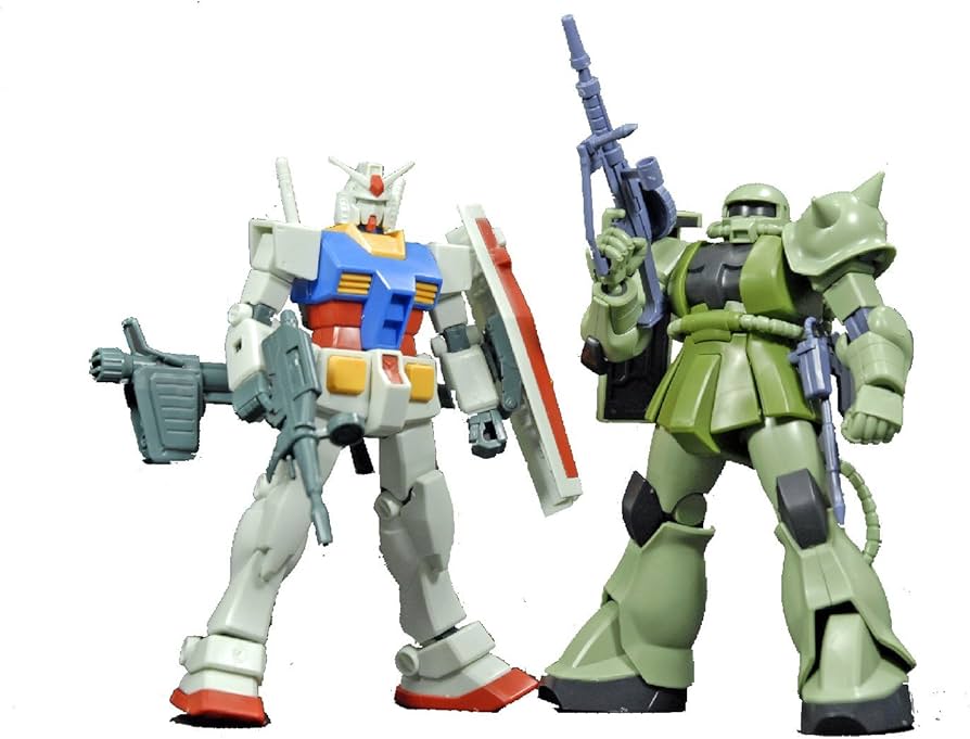 Amazon.com: Bandai Hobby Gunpla Starter Set: Gundam Vs. Zaku II