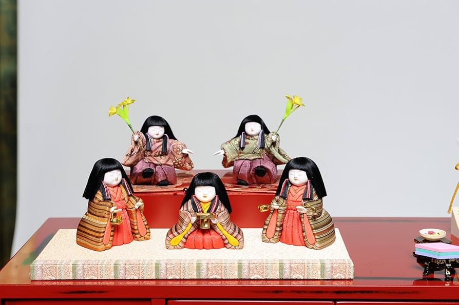 Amazon | 【雛人形】【木目込収納】木目込人形：やよい小箱：柿沼東光