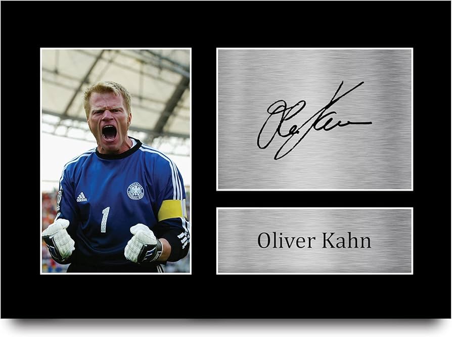 Amazon.co.jp: HWC Trading A4 オリバー・カーン ドイツ ギフト ファン