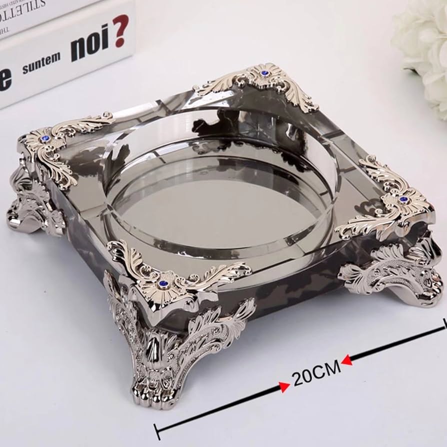 Amazon.co.jp: 灰皿 はいざら 灰皿スタンド 灰皿 おしゃれ クリスタル