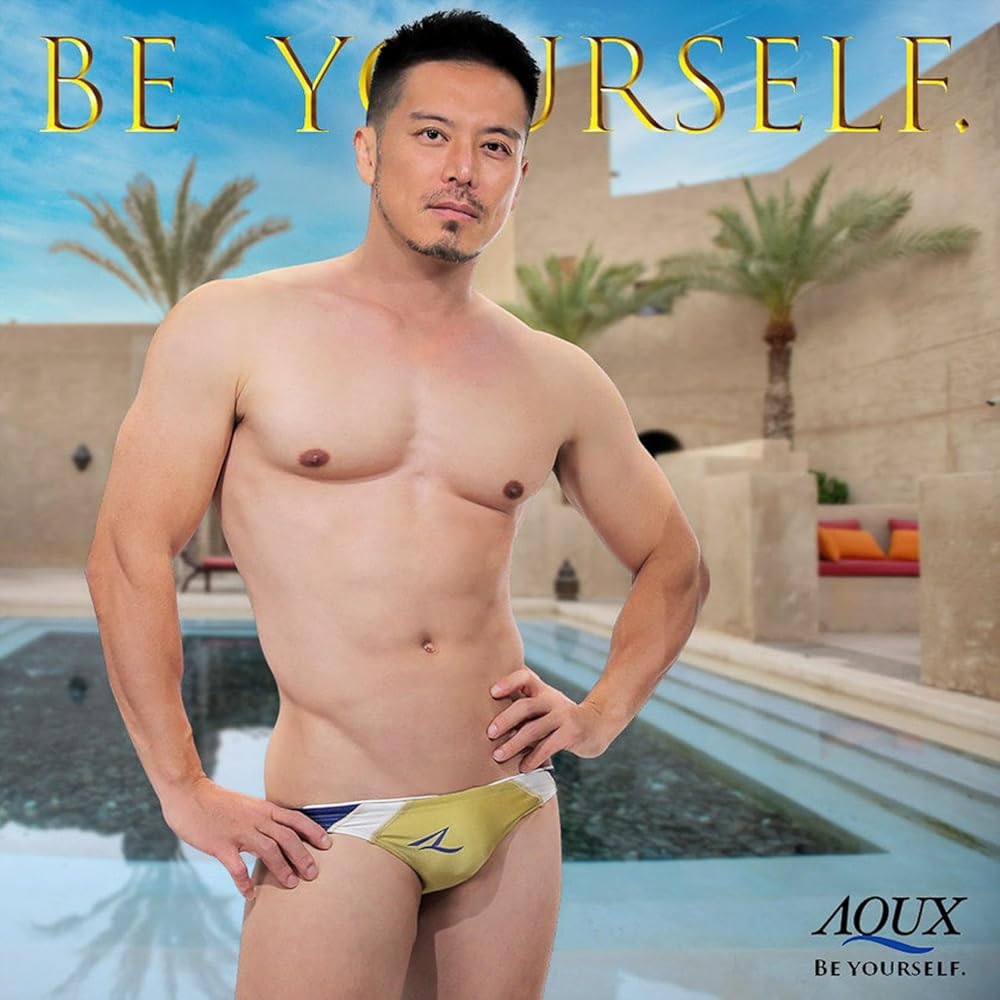 Amazon.co.jp: [ASIAN CLOSET] 2XL ゴールド AQUX/アックス Short Rise