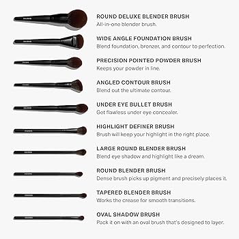 Amazon.com: Morphe MUA Life Makeup Brushes - 20 Piece Makeup Brush
