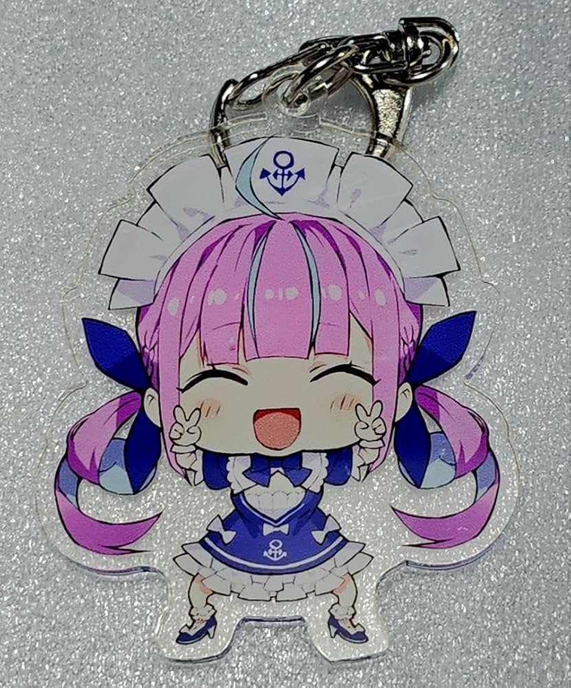 希少品 賭ケグルイ×× Vアニ限定 アクリルキーホルダー 湊あくあ 生志摩