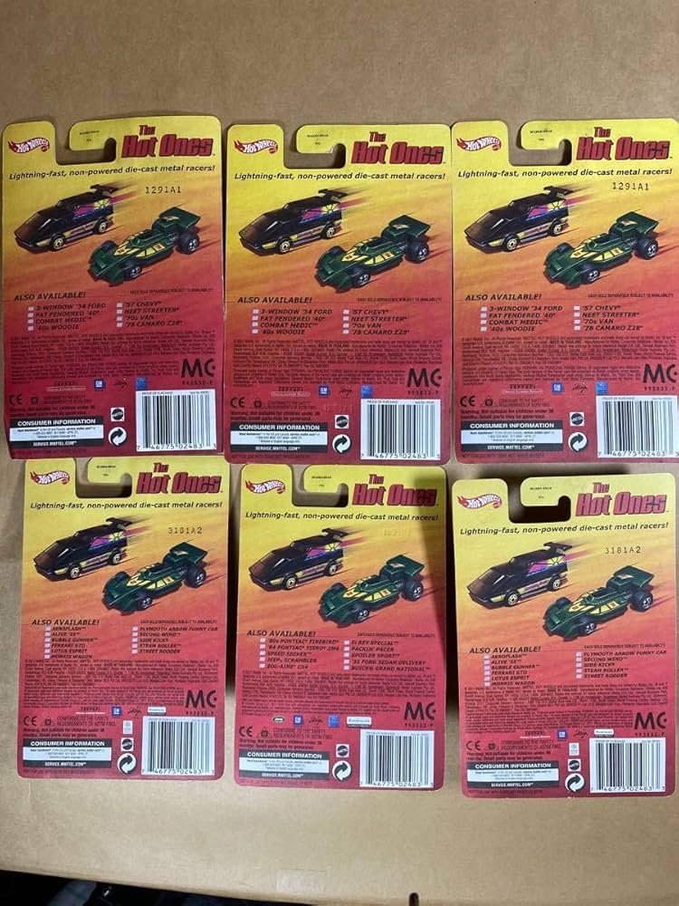 Amazon.co.jp: ホットウィール ホット ワンズ シリーズ 6台セット