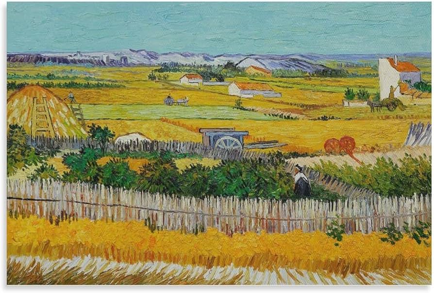 Amazon.co.jp: Vincent Van Goghフィンセント・ファン・ゴッホ《収穫