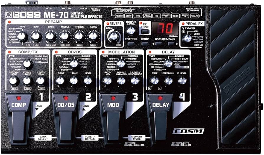 Amazon.com: Boss ME-70 Guitar Multiple Effects Pedal Board