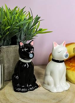 NOISE CAT 騒音猫 ノイズ キャット Black White 2体セット Amazon.com