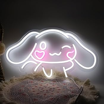 Amazon.co.jp: シナモロールアニメネオンサイン壁装飾シナモロールLED