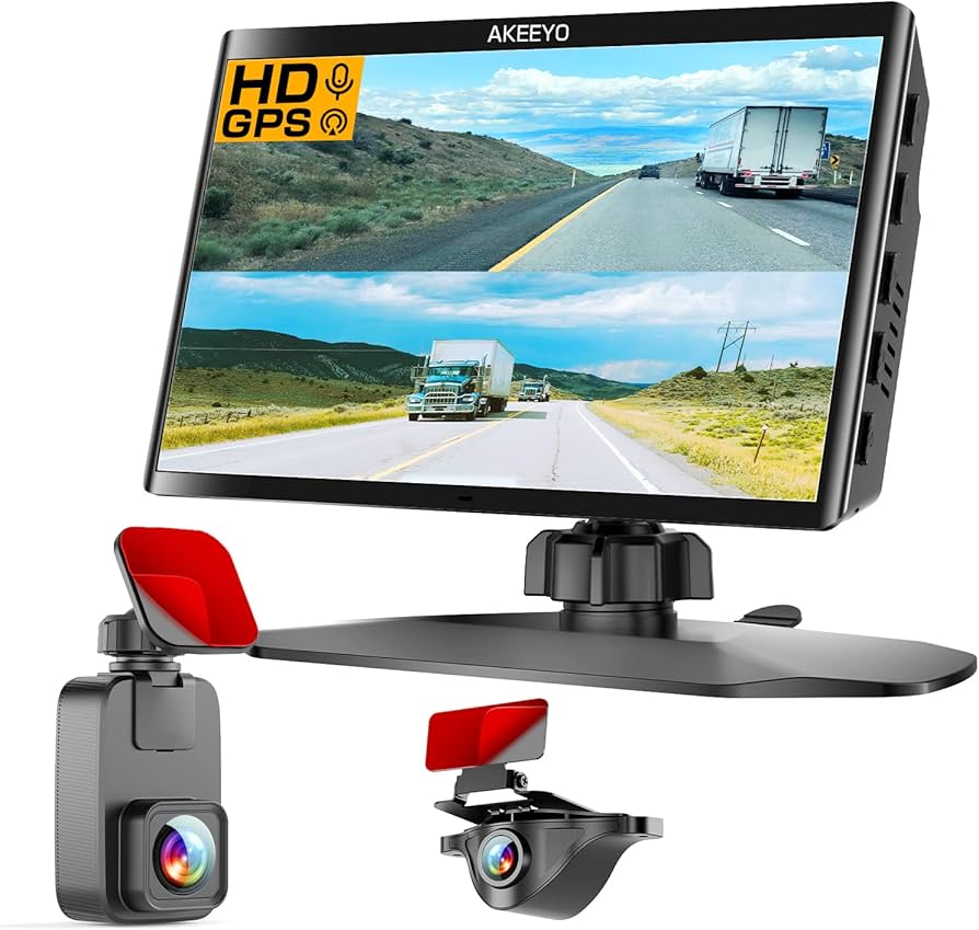 Amazon.co.jp: AKEEYO バックモニター付きドライブレコーダー 全分離式