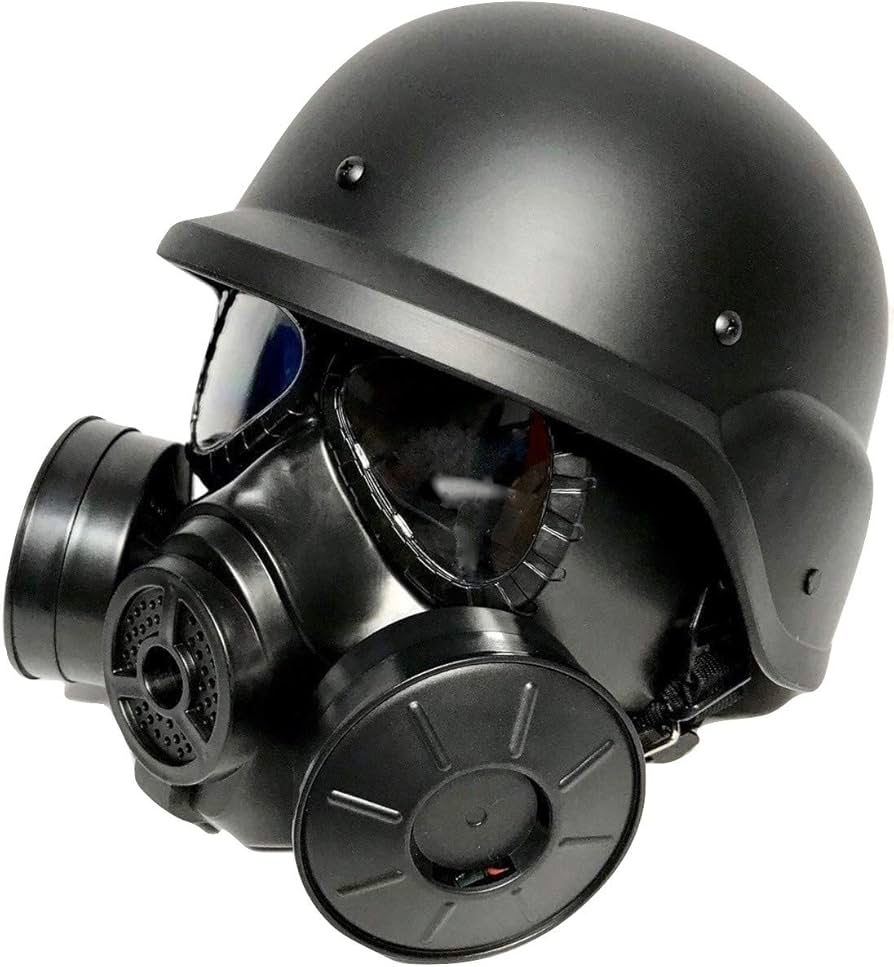 Amazon | ec-drive ガスマスク フリッツヘルメット セット ダブル