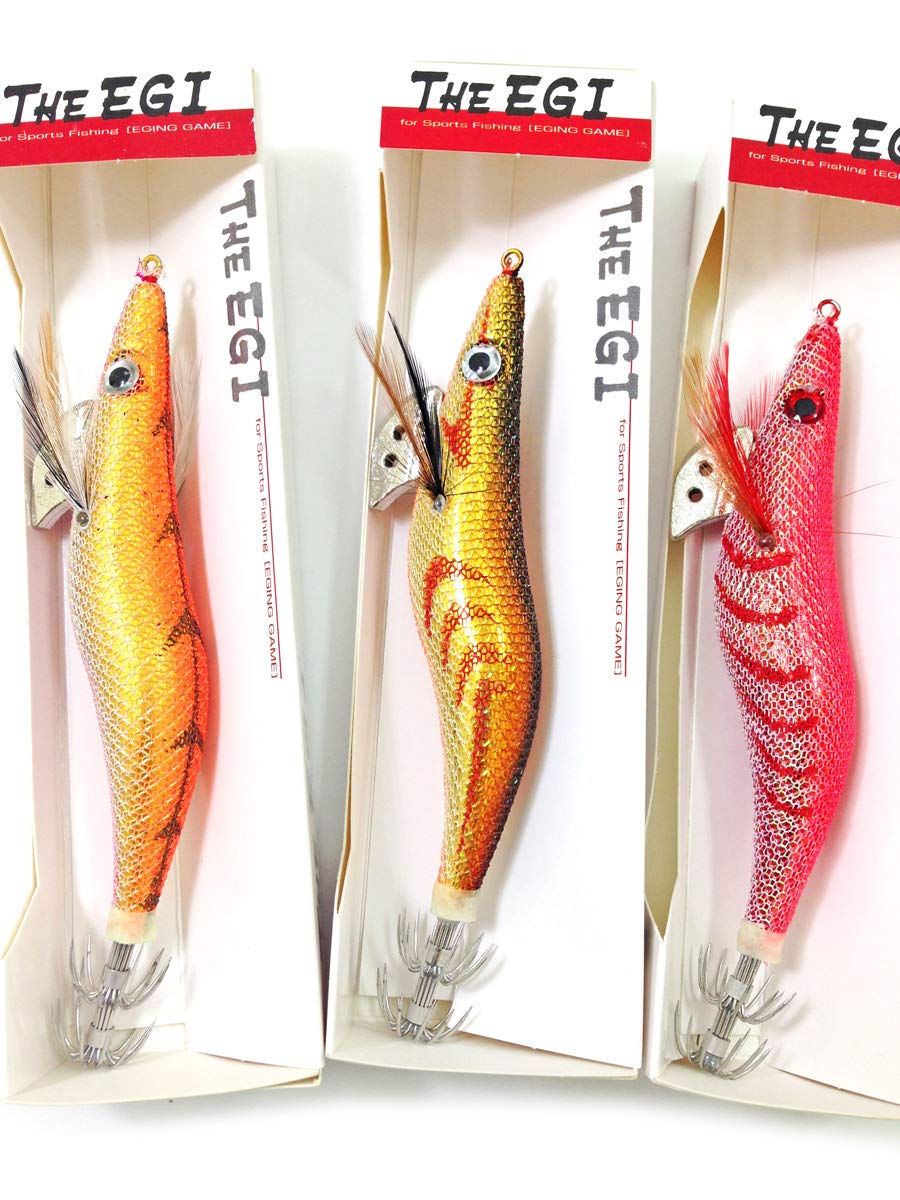 Amazon | ネオ(NEO) エギ 餌木 THEエギ3.5号 3個セット 842751 3色