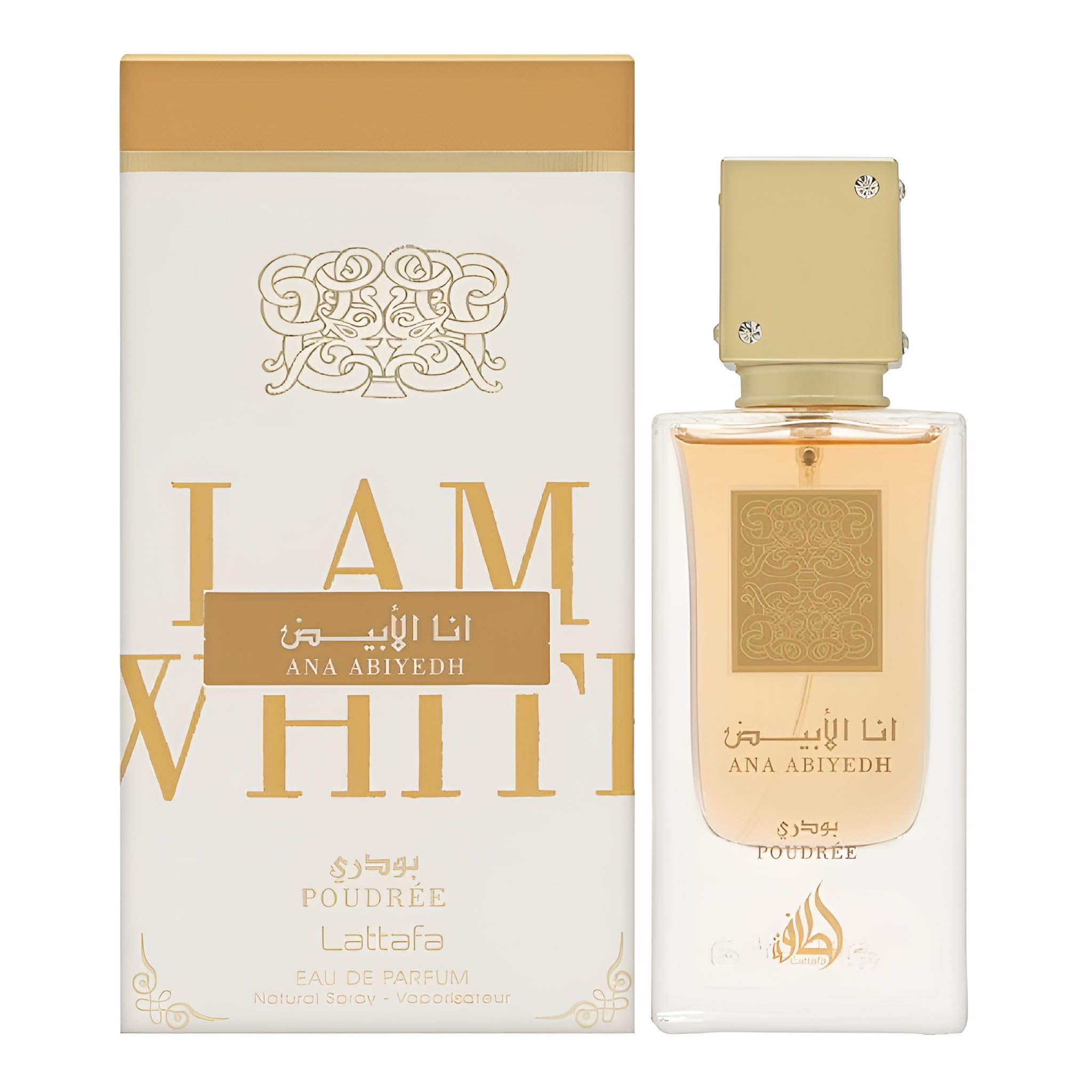 Amazon.com : Lattafa Ana Abiyedh Poudree for Women Eau de Parfum