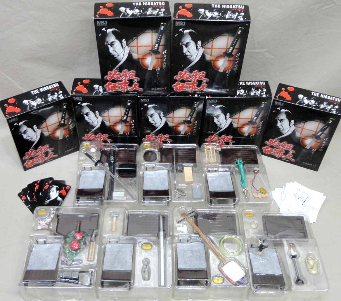 Amazon | MSJ 必殺仕事人 武器フィギュア 7種セット 未開封 もののふ