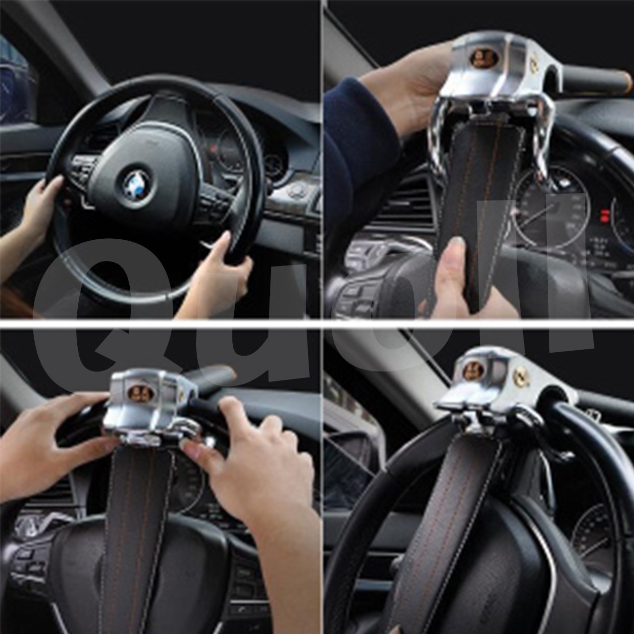 Amazon.co.jp: 森虎(Senhu) ハンドルロック 盗難防止 車 簡単設置