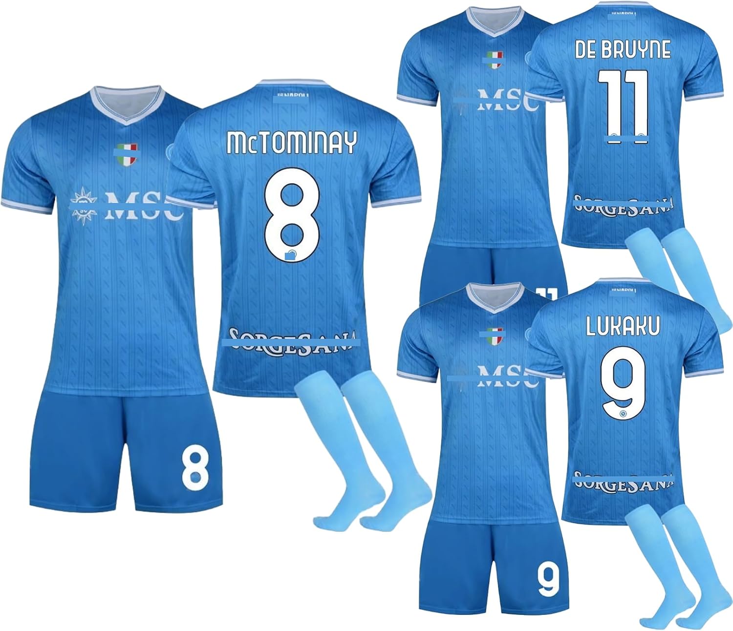 激レア】オーセンティック ナポリデブライネホームユニフォーム L