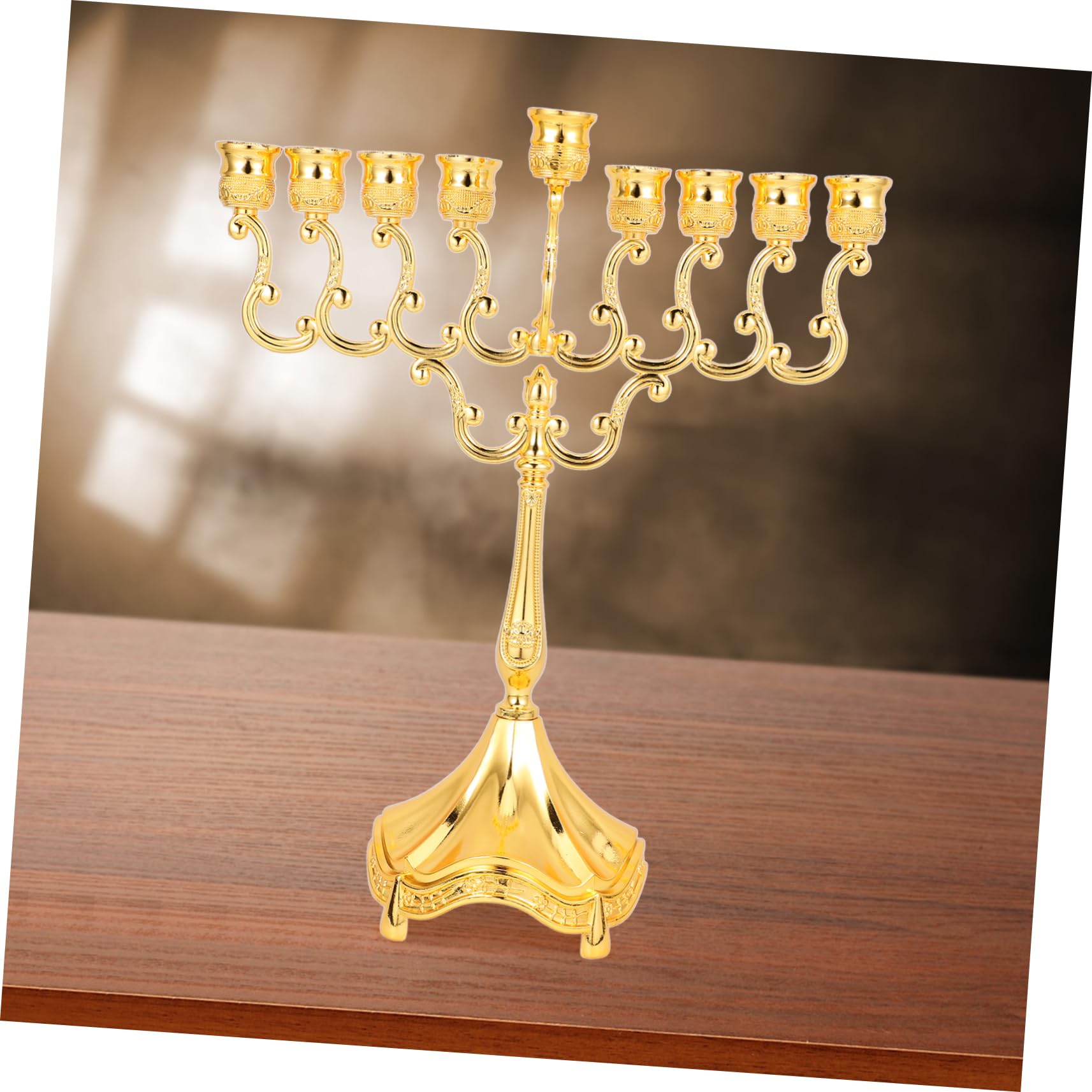 Amazon.co.jp: HOLIDYOYO 用メノーラー ユダヤ教の燭台 合製卓上