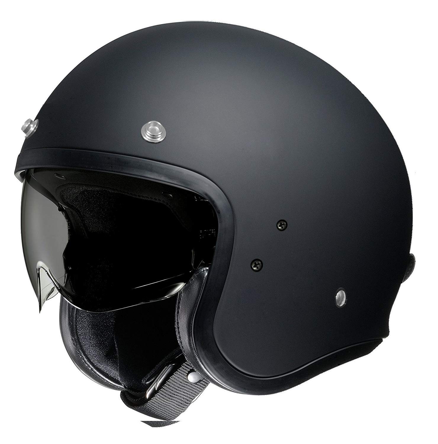 Amazon.co.jp: バイクヘルメット ジェット s65サンバイザー付きラバー