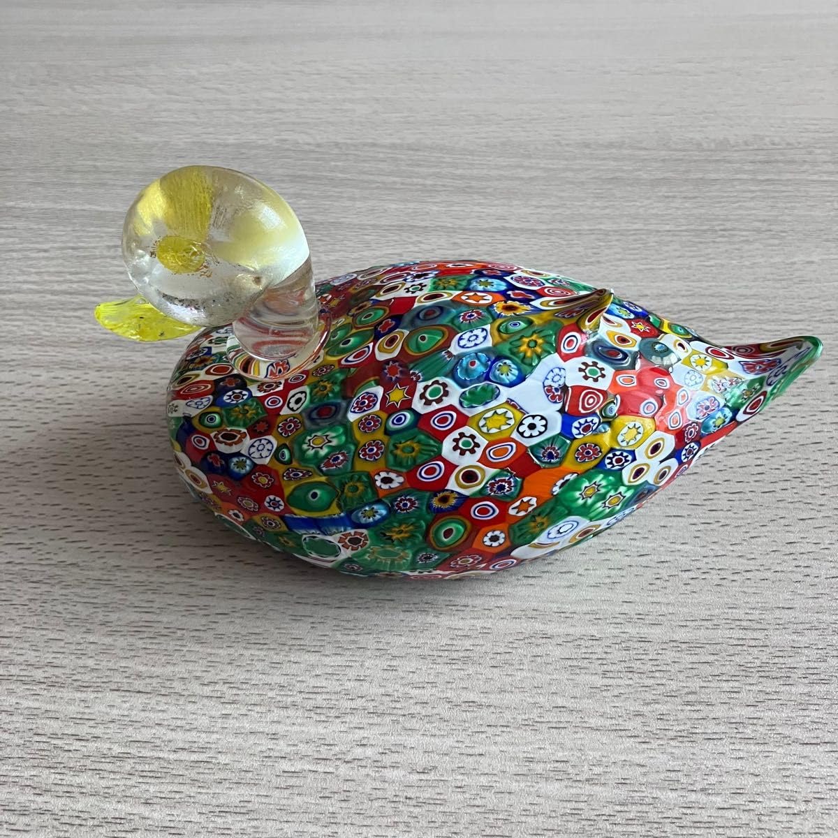 イタリア ムラノ島ベネチアガラス アヒルの置物 イタリア ムラノ島