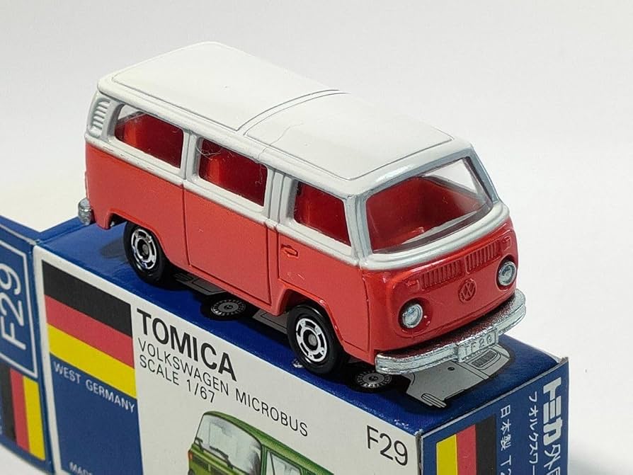 Amazon.co.jp: 青箱トミカ F29 フォルク スワーゲン マイクロバス 日本