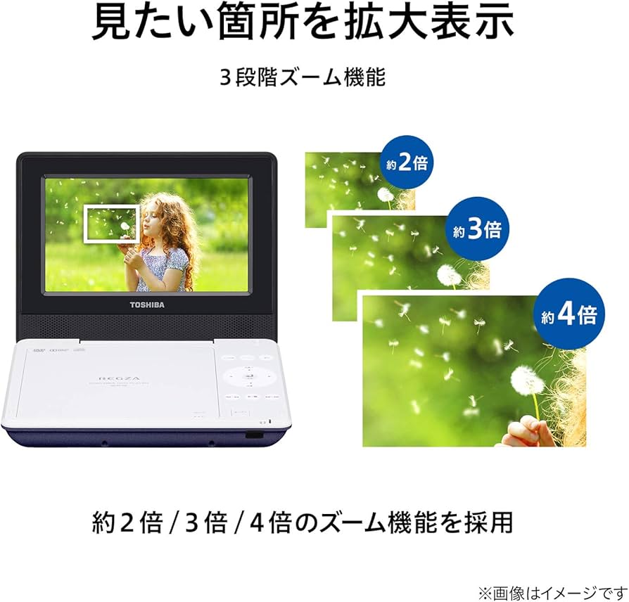 Amazon.co.jp: 東芝 7型ポータブルDVDプレーヤーブルーCPRM対応TOSHIBA