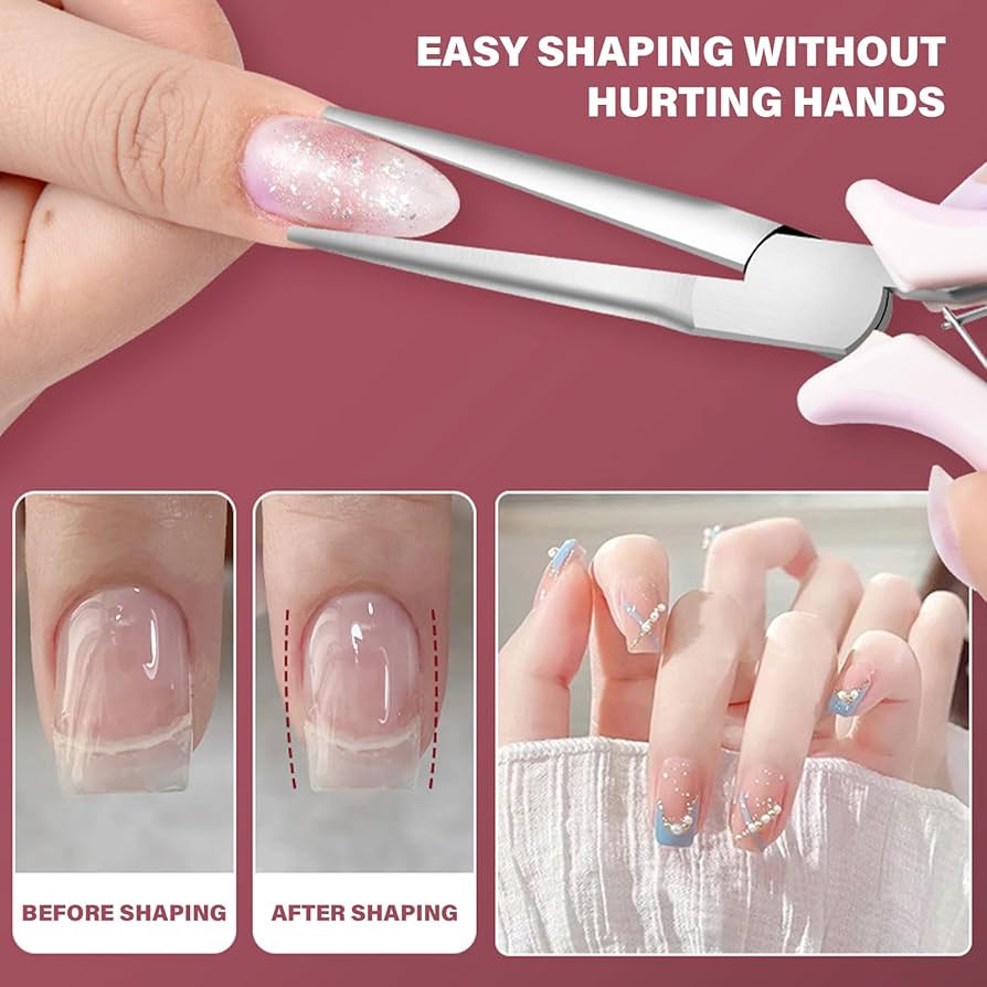 Amazon | Cカーブネイルピンチャージェルチップ用ステンレススチール