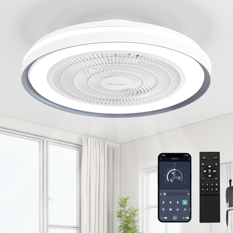 Amazon | ZXhomeシーリングファンライト 扇風機 シーリングライト 50cm