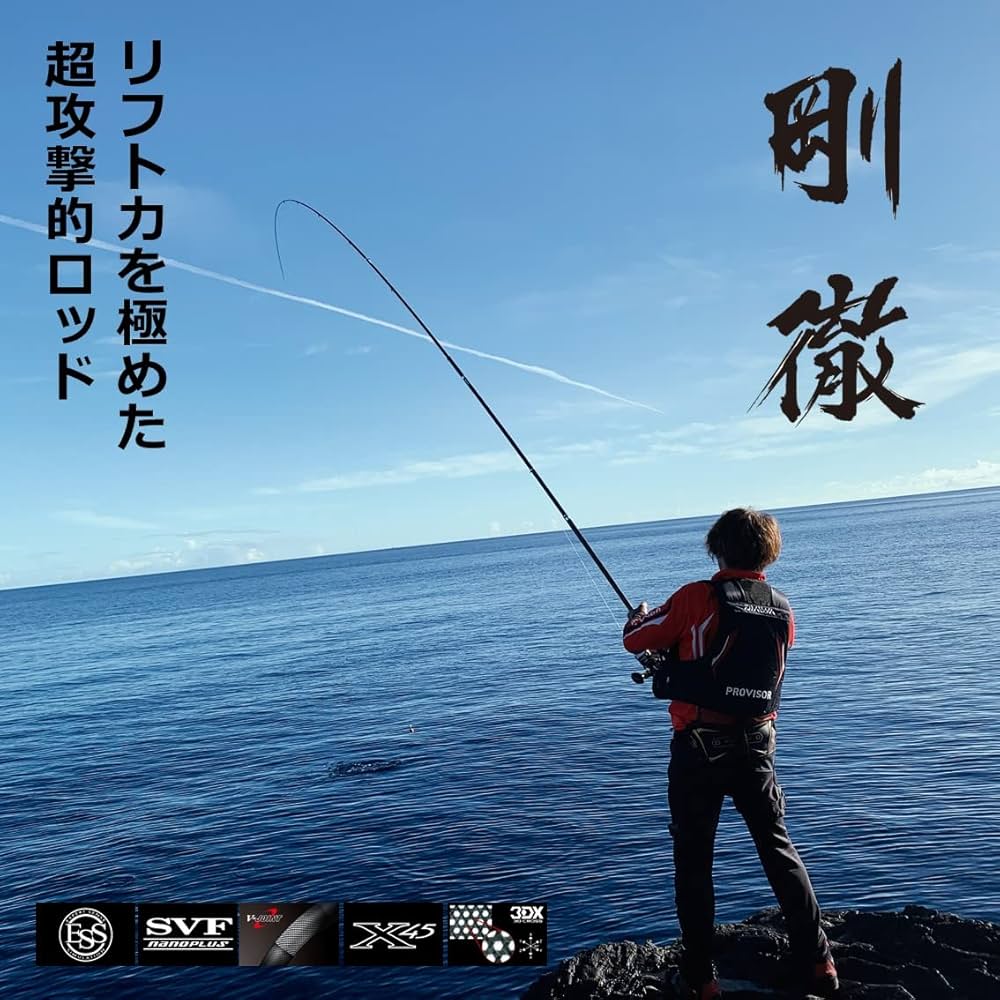 Amazon | ダイワ(DAIWA) 剛徹(ゴウテツ) H-50・W | ダイワ(DAIWA) | 磯竿