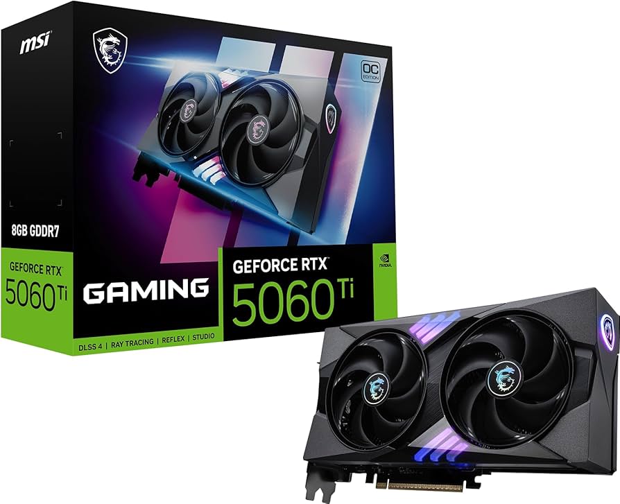 Amazon.com: msi Gaming RTX 5060 Ti 8G Gaming OC Graphics Card
