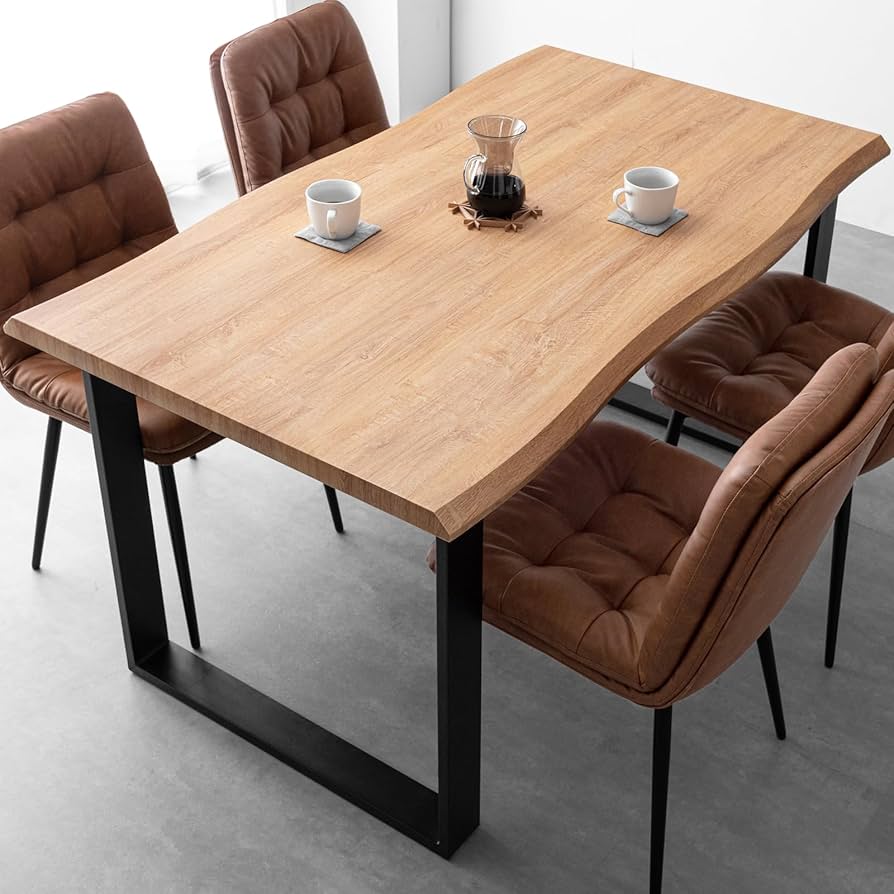 Amazon｜タンスのゲン ダイニングテーブル 単品 140cm 4人掛け 長方形