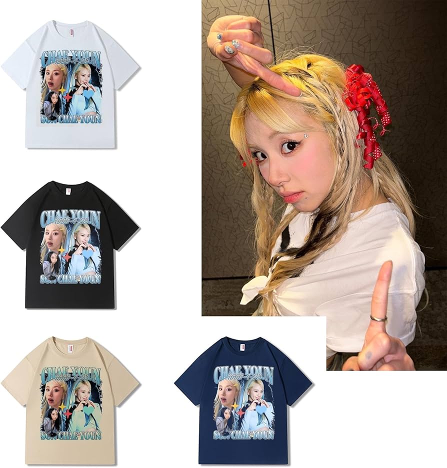 Amazon.co.jp: [XINYIN] チェヨン 周辺 TWICE グッズ Tシャツ