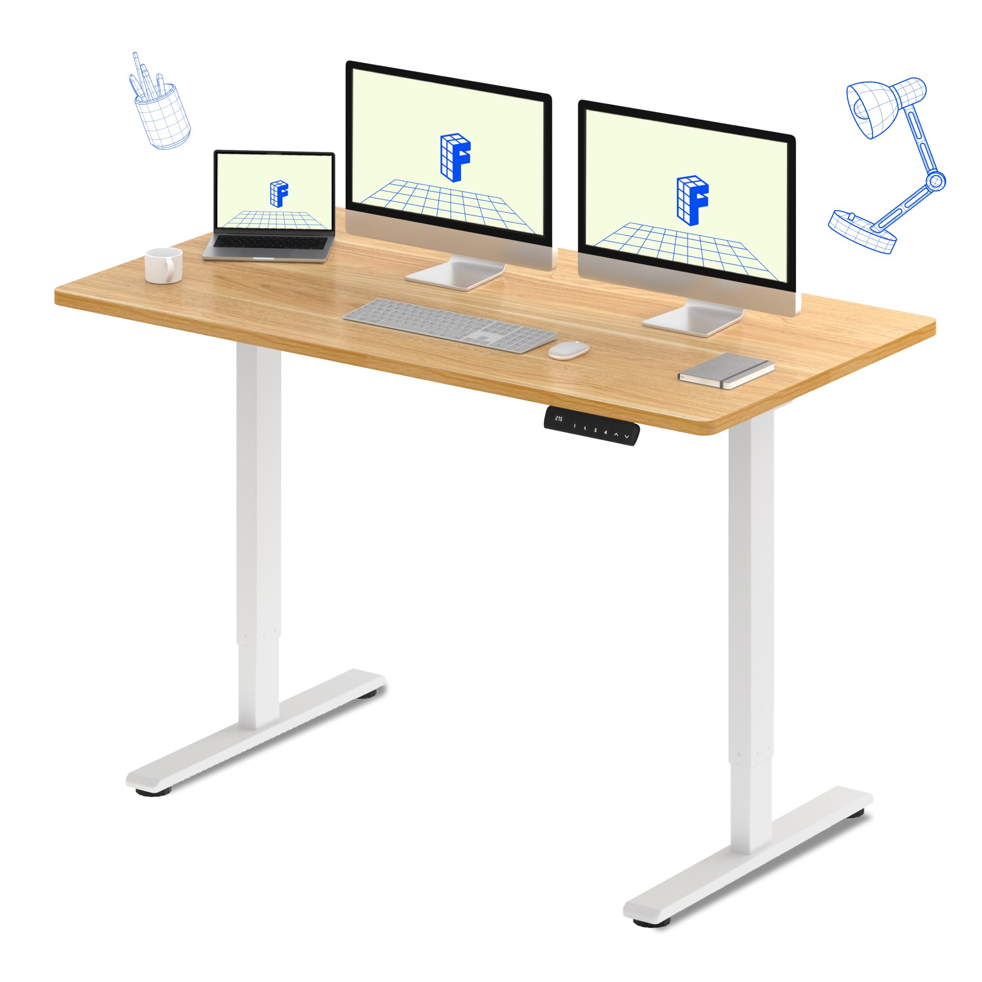 Amazon.com: FLEXISPOT E3 Dual Motor 60 x 24 Electric Standing Desk