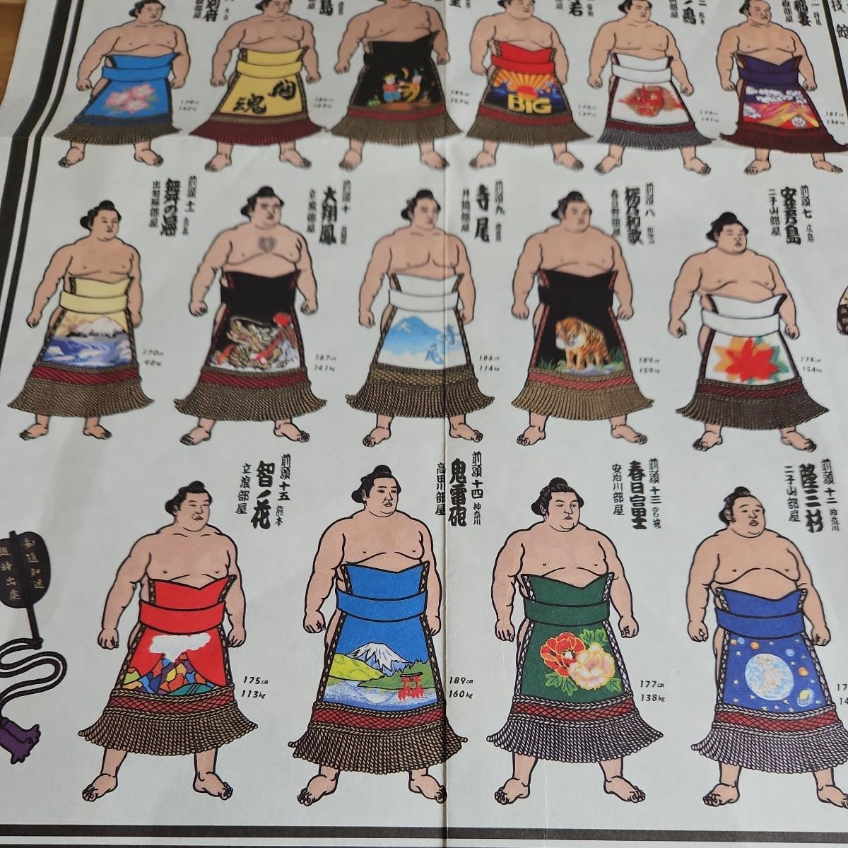 Amazon.co.jp: 大相撲 絵番付 平成七年秋場所 木下大門画 横綱 貴乃花