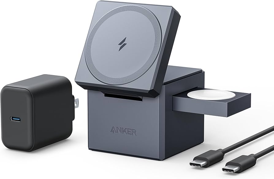 Amazon.com: Anker MagSafe Charger Stand,Anker 3-in-1 Cube with