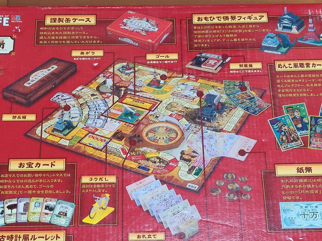 Amazon | メーカー誤植版人生ゲーム 昭和おもひで劇場 限定品 | ボード