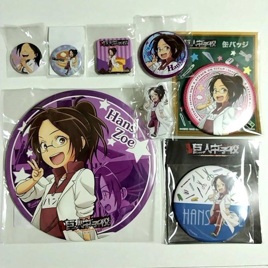 進撃の巨人 巨人中学校 巨中 缶バッジ 缶バッチ ライナー ベルトルト