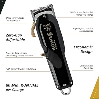 Amazon.com: Wahl Professional 5 Star Cordless Senior Clipper