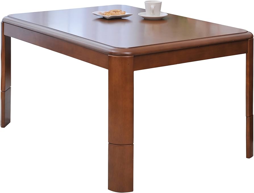 Amazon | リビングこたつ 高さ3段階調整 105×75cm | 滝口木材 | こたつ